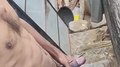 6packed Village Guy Jerks Dick at House's Terrace