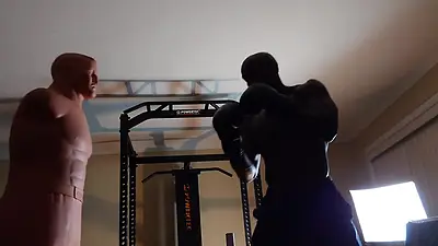 Boxing Workout Today I Always Track My Calories Because the Human Body Naturally Wants to Put the Weight Back on It Lost