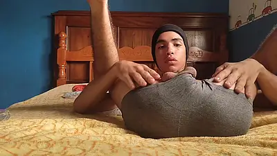 Colombian Guy with Huge Cock Masturbates and Fucks Ass, Cum at the End