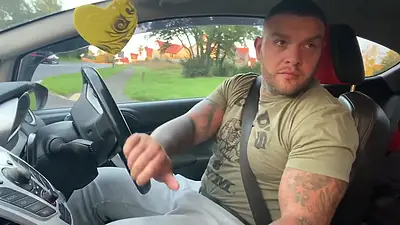 Horny Irish Fat Cock Gets His Dick Out and Cums Publicly