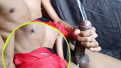 Gay Cum on Face and Tit