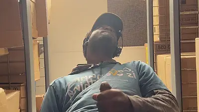 Gooning Out This Fat Load Of Nutty Nut While I',m At Work