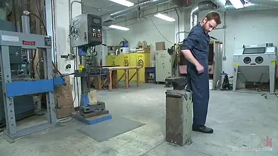 Mechanic Edged by His Own Tools