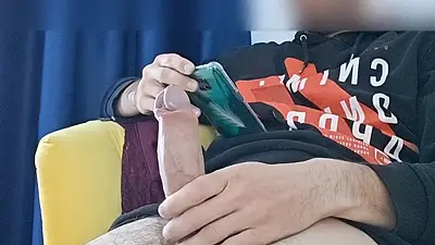Big uncut hairy cock thick jizz