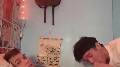 Filipino Twink',s Huge Cock Gets Sucked Hard by Slim Asian Boy