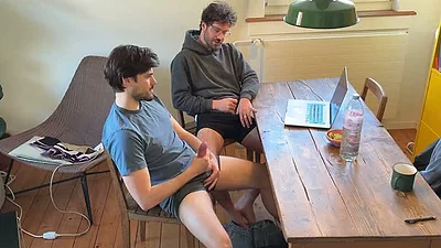 I accidentally ejaculated on my straight friend's pants